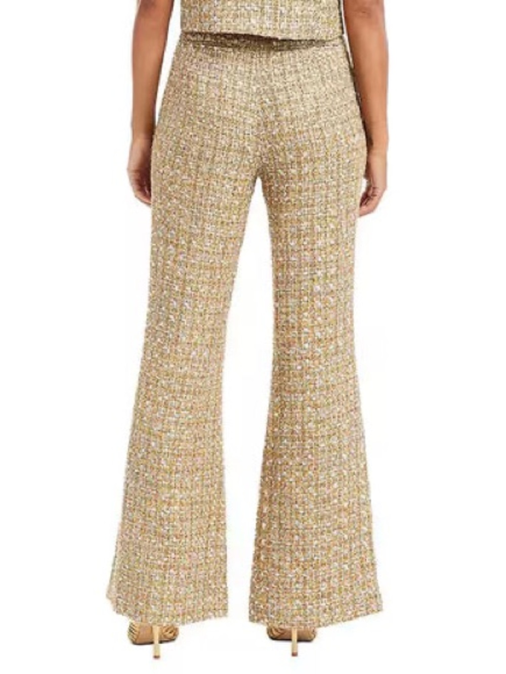 NWT Mestiza New York Theo Bell Bottom Tweed Pants Sz 6 - Picture 6 of 15
